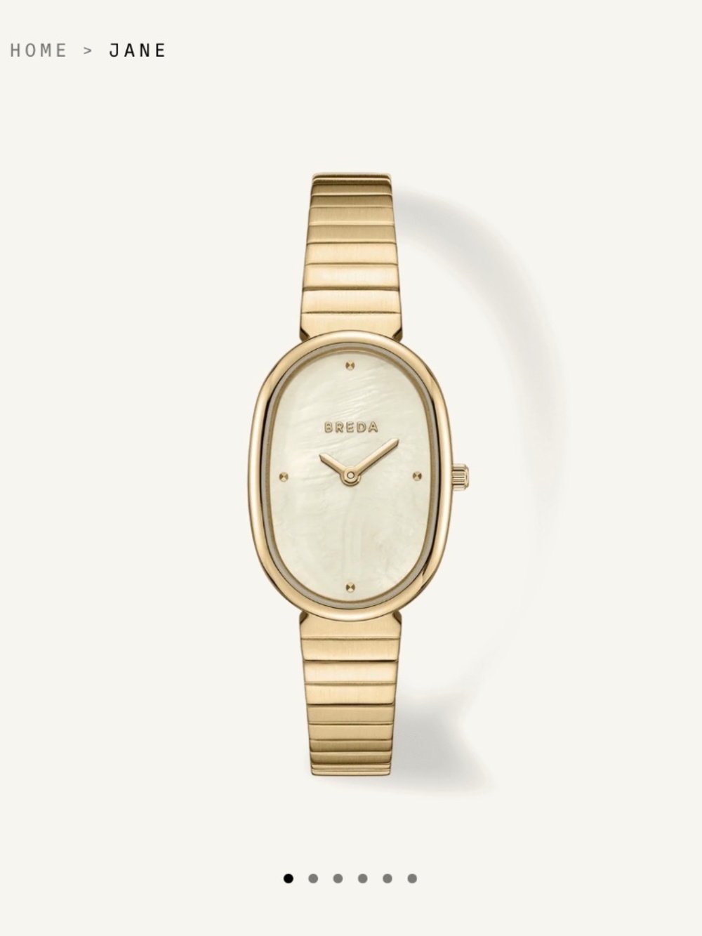 BREDA Jane Gold Bracelet Watch – Brand New in Box